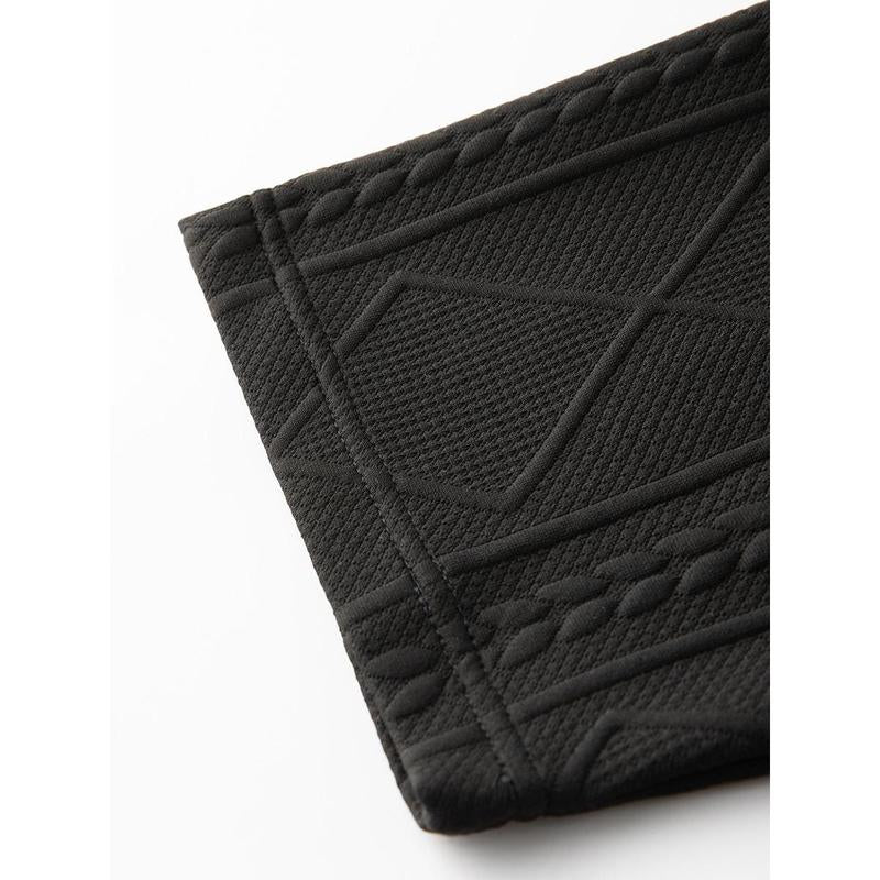 Men'S Summer Casual Sports Suit 2-Piece Texture Set Jacquard Texture Fabric Breathable round Neck T-Shirt & Shorts Formal Tropical Man Top Suits Menswear Clothes Crewneck Shortsleeve Suitable for Daily Leisure Running Tiktok Shop Deals Gifts for Him